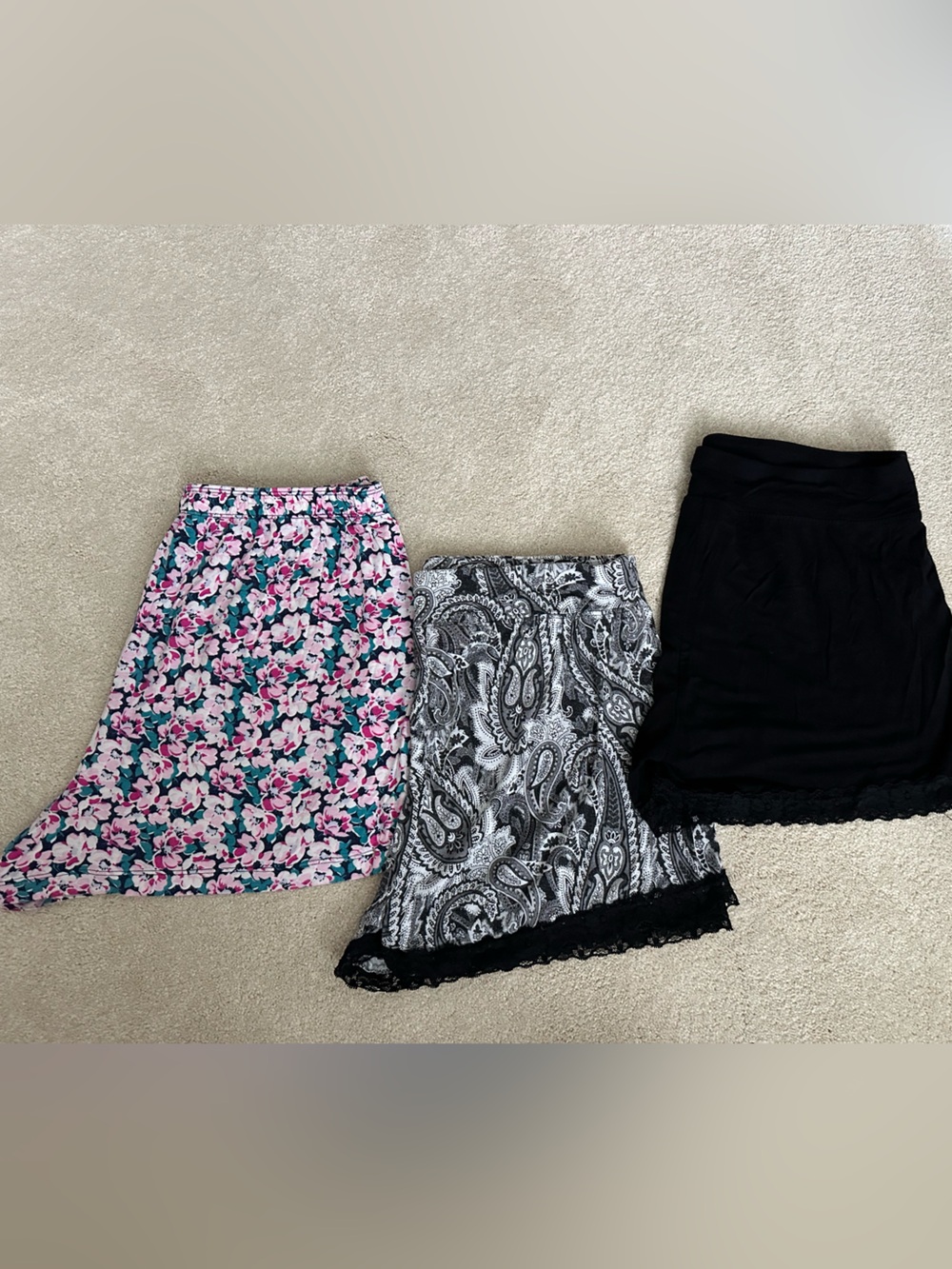 Isaac Mizrahi Black Paisley & Solid in Black, Floral JB sleep shorts